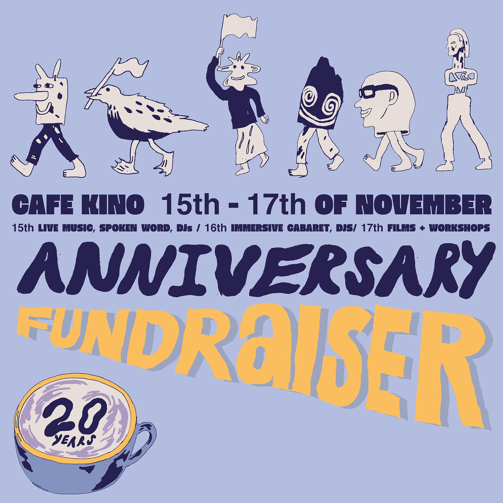 Cafe Kino 20th Anniversary Fundraiser at Cafe Kino