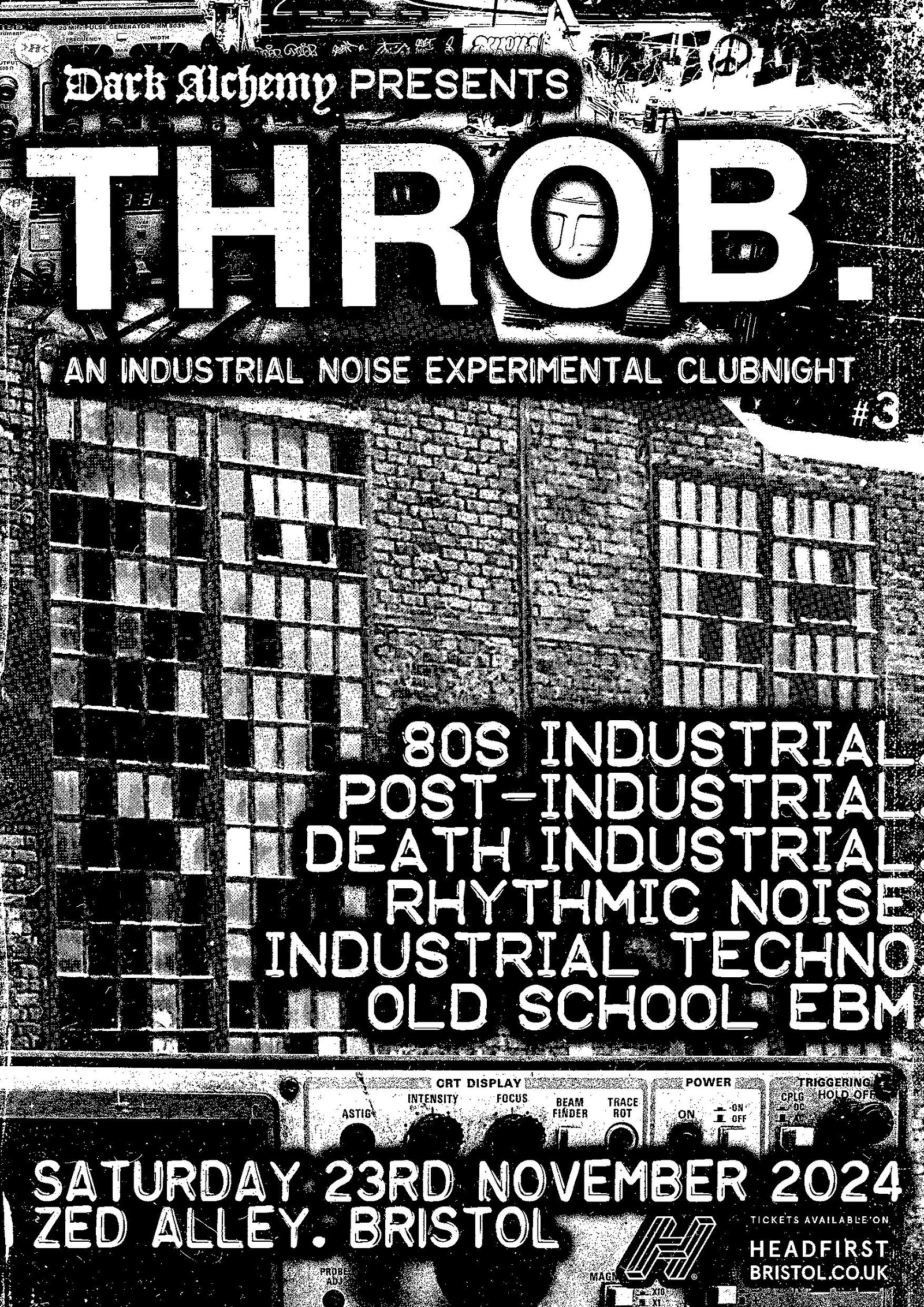 Dark Alchemy Presents: THROB. industrial night #3 at Zed Alley