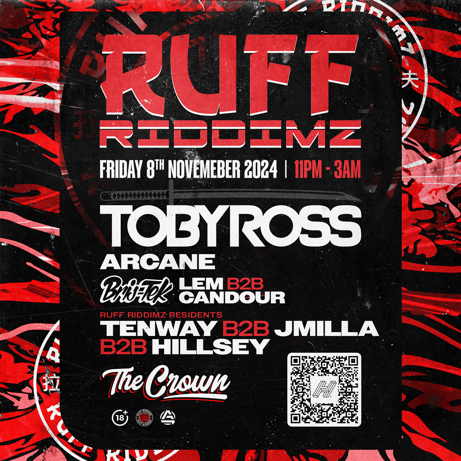 Ruff Riddimz Presents: Toby Ross at The Crown