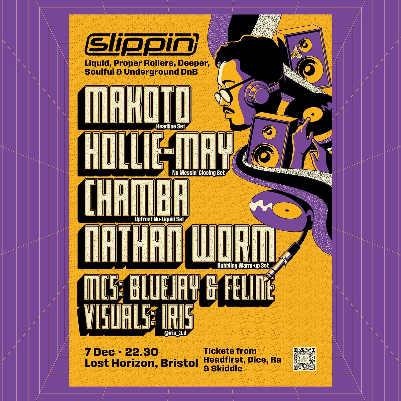 SLIPPIN’- DnB w/ MAKOTO  HOLLIE-MAY +++ at Lost Horizon