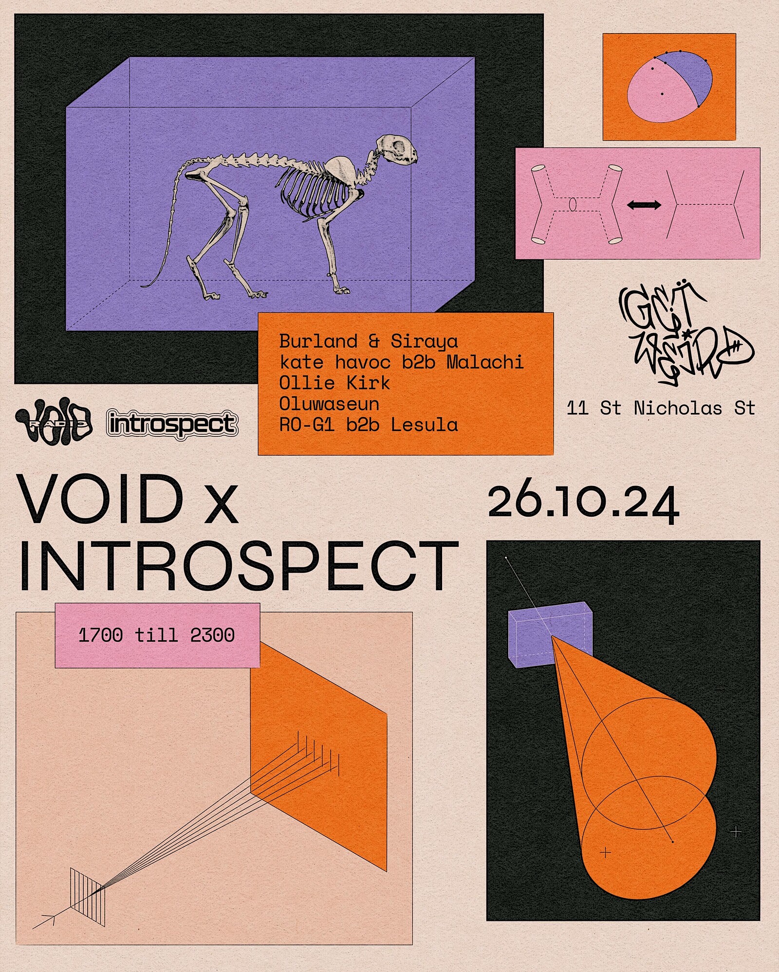 VOID Radio x Introspect Halloween at Get Weird