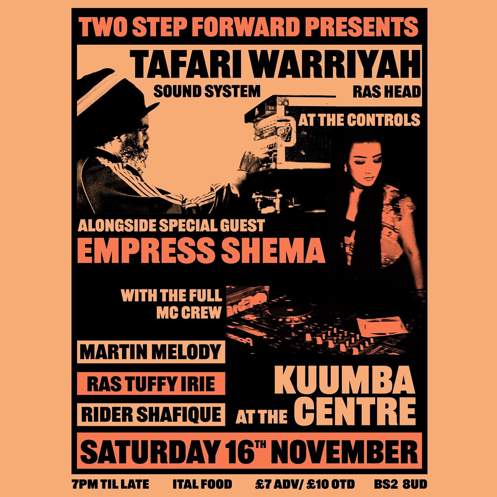 TAFARI WARRIYAH SOUNDSYSTEM W/ EMPRESS SHEMA at Kuumba Centre