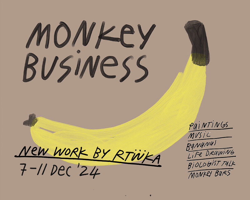 Opening Party 'Monkey Business' – RTiiiKA exhibit at Centrespace Gallery