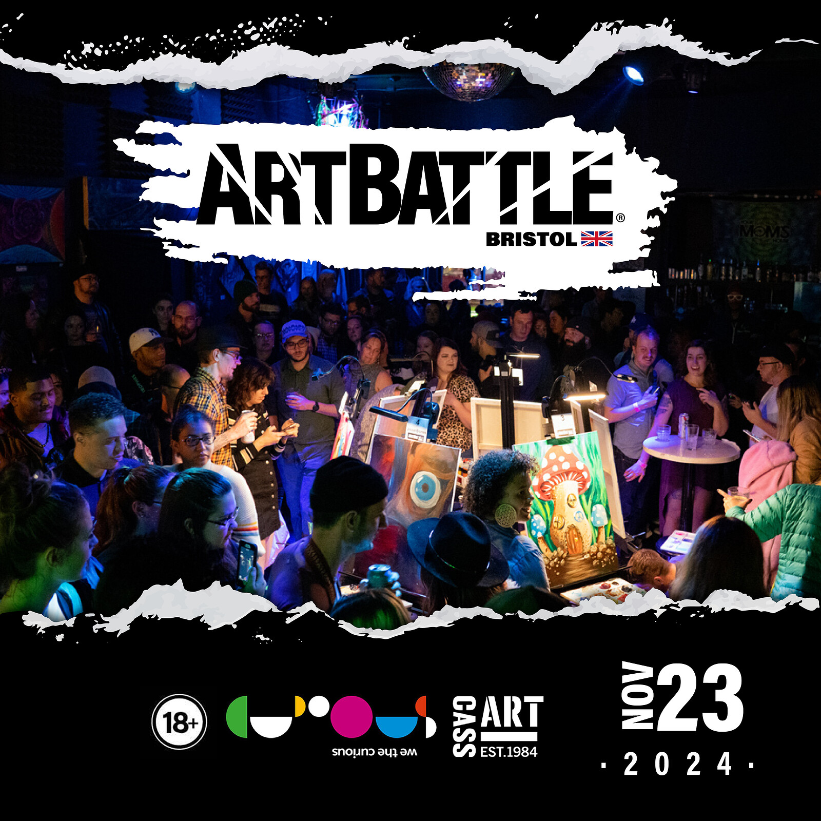 Art Battle Bristol at We The Curious- 2nd floor events space