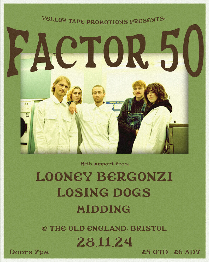 Factor 50 + Supports @ Old E at The Old England Pub