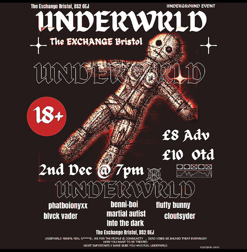 Underwrld Ent Hits Bristol at Exchange