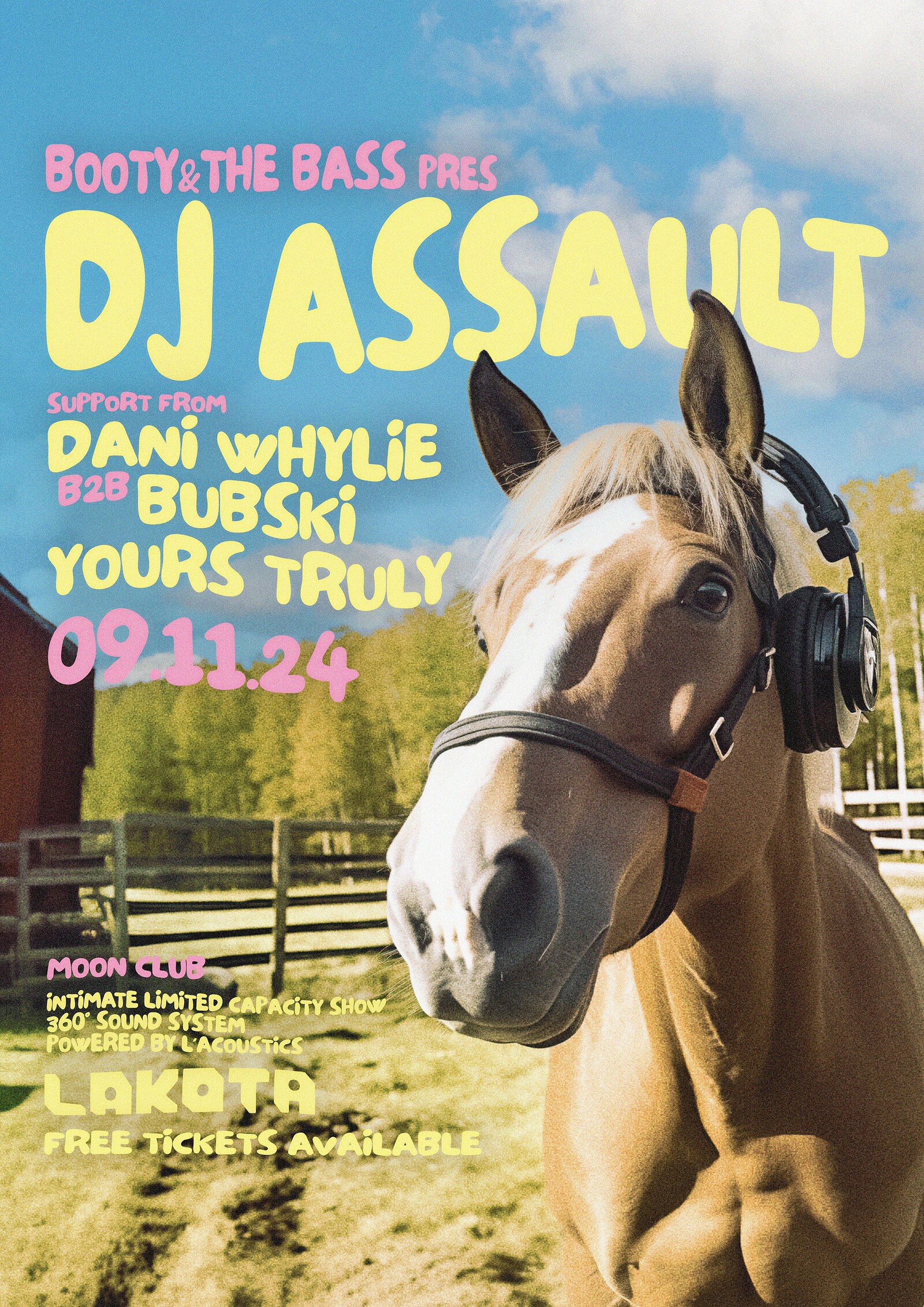 Booty & The Bass Presents: DJ Assault at Lakota