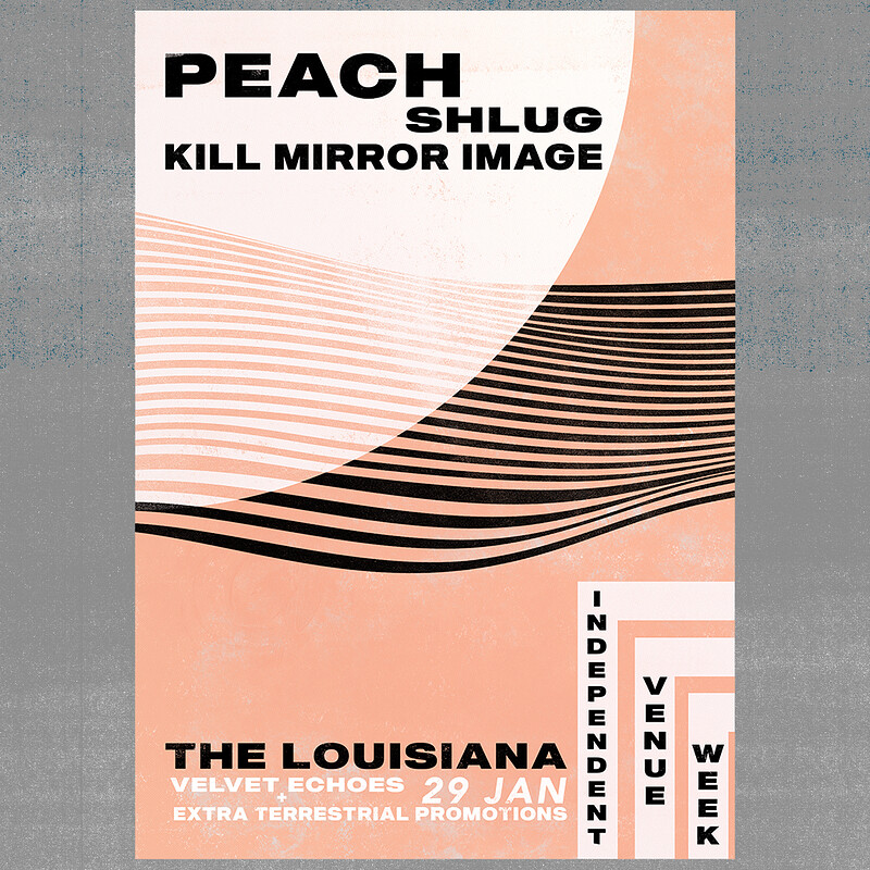 PEACH/SHLUG/KILL MIRROR IMAGE at The Louisiana