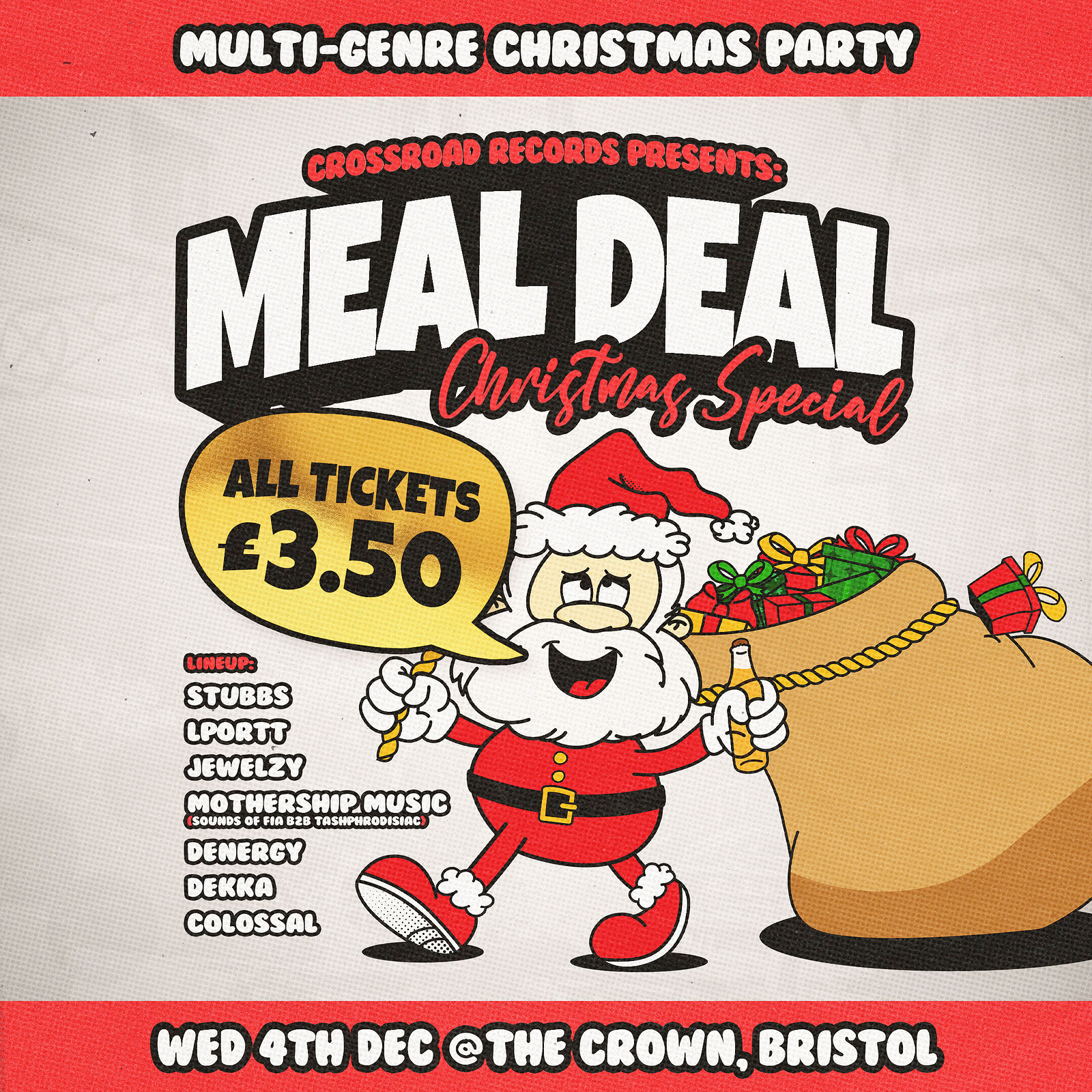 CR Presents: 'Meal Deal' at The Crown