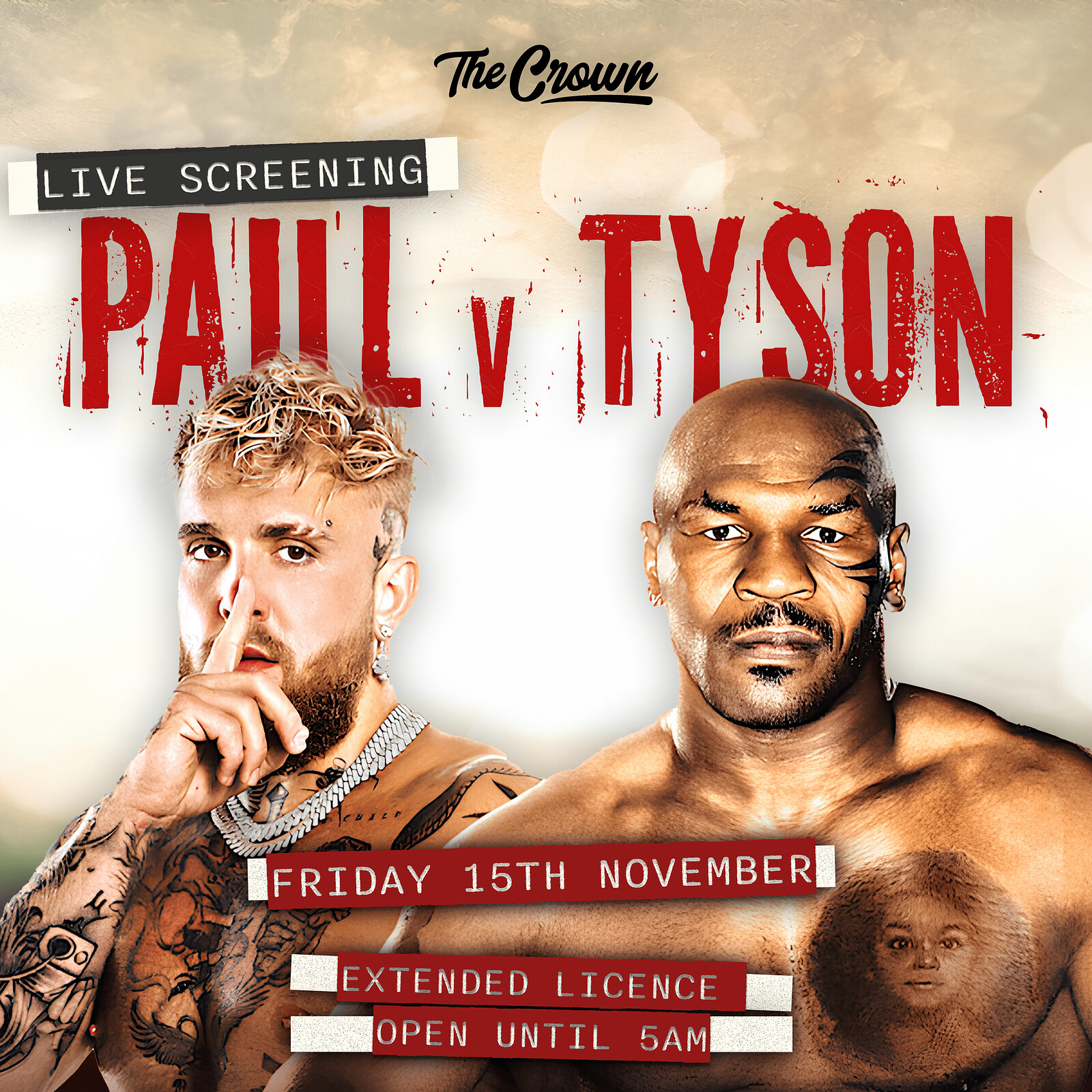 Paul vs Tyson at The Crown Bar at The Crown