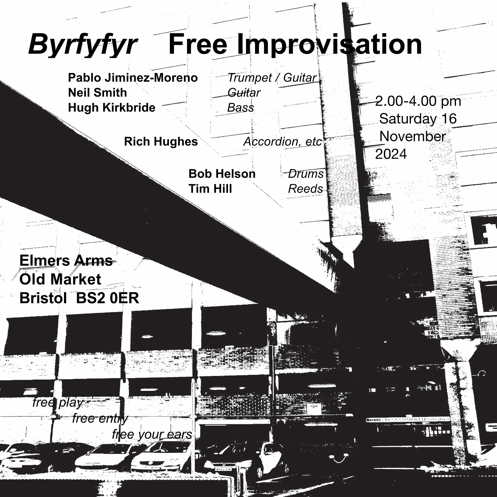 Byrfyfyr - Free Improv at Elmer's Arms