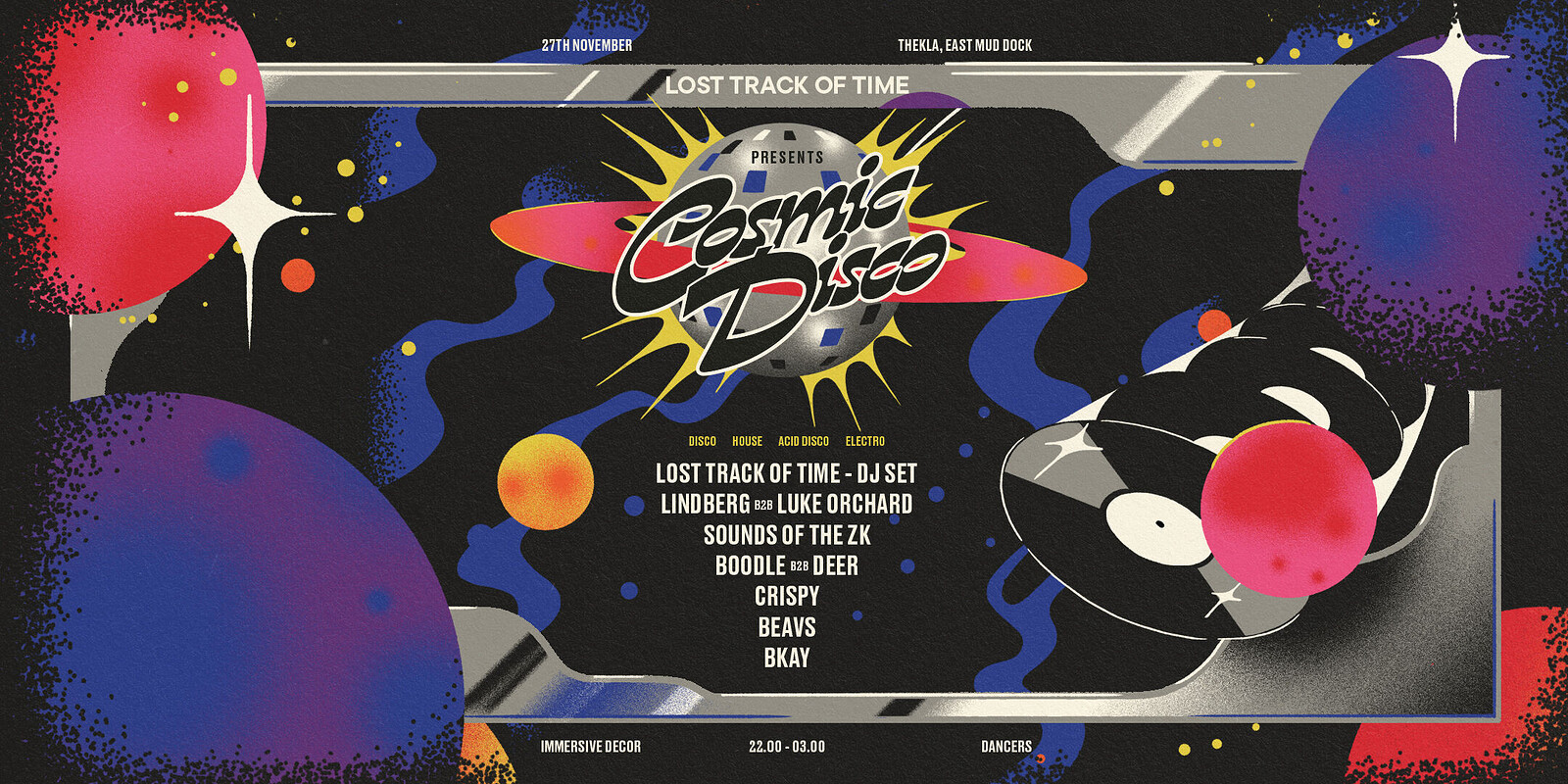 Lost Track of Time Presents: Cosmic Disco at Thekla