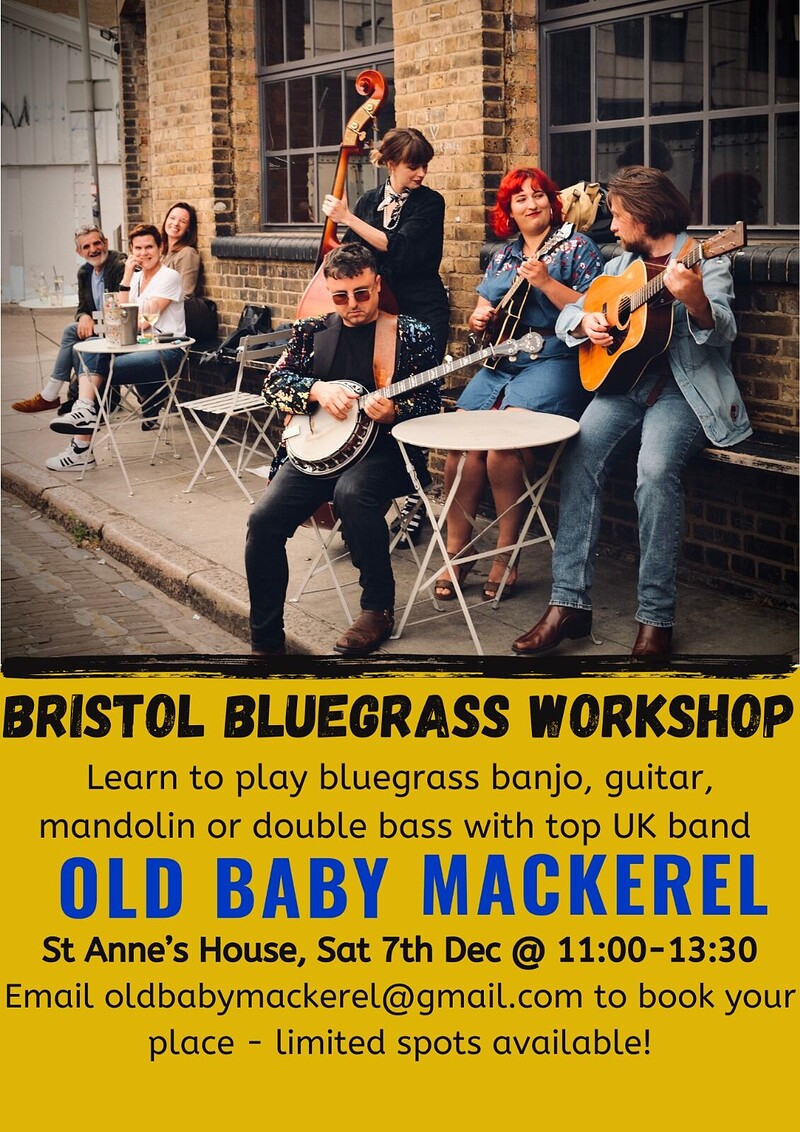 Bristol Bluegrass Workshop at St Anne's House, BS4 4AB