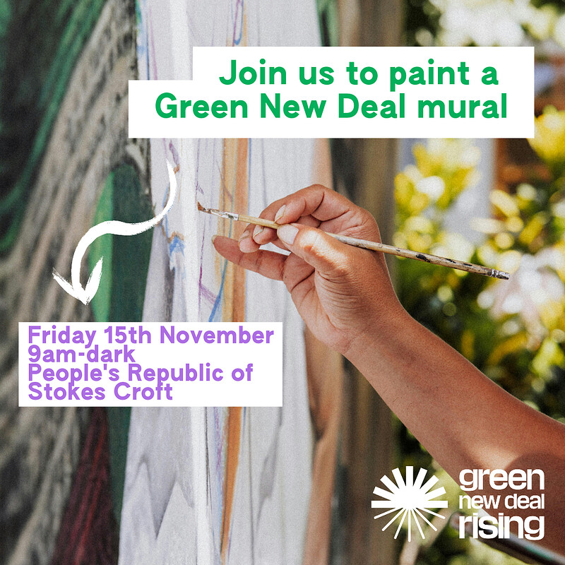 Paint a Green New Deal Mural with us at PRSC