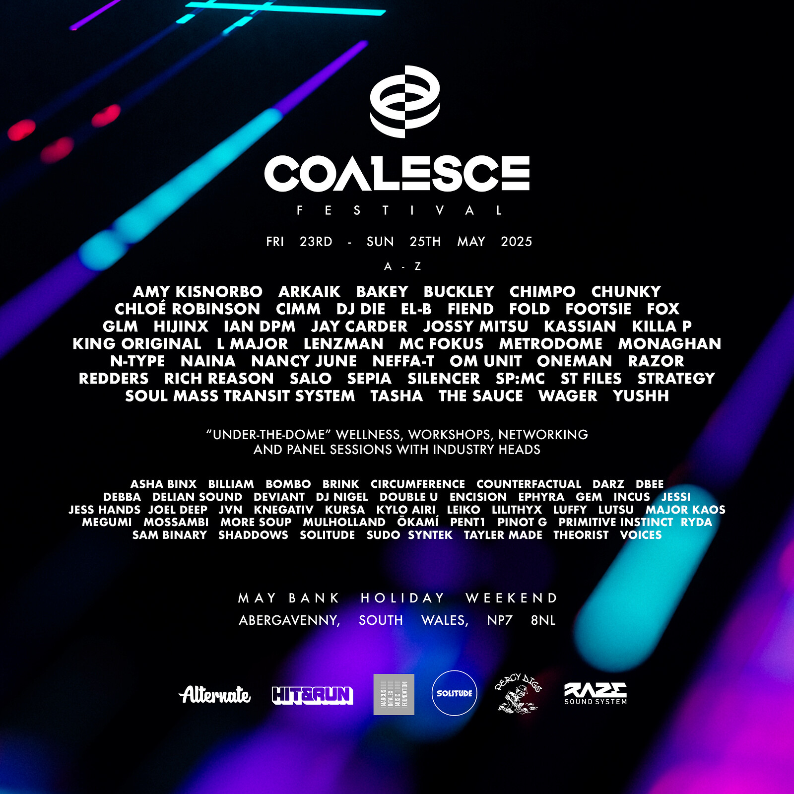 Coalesce Festival 2025 at Three Pools Farm