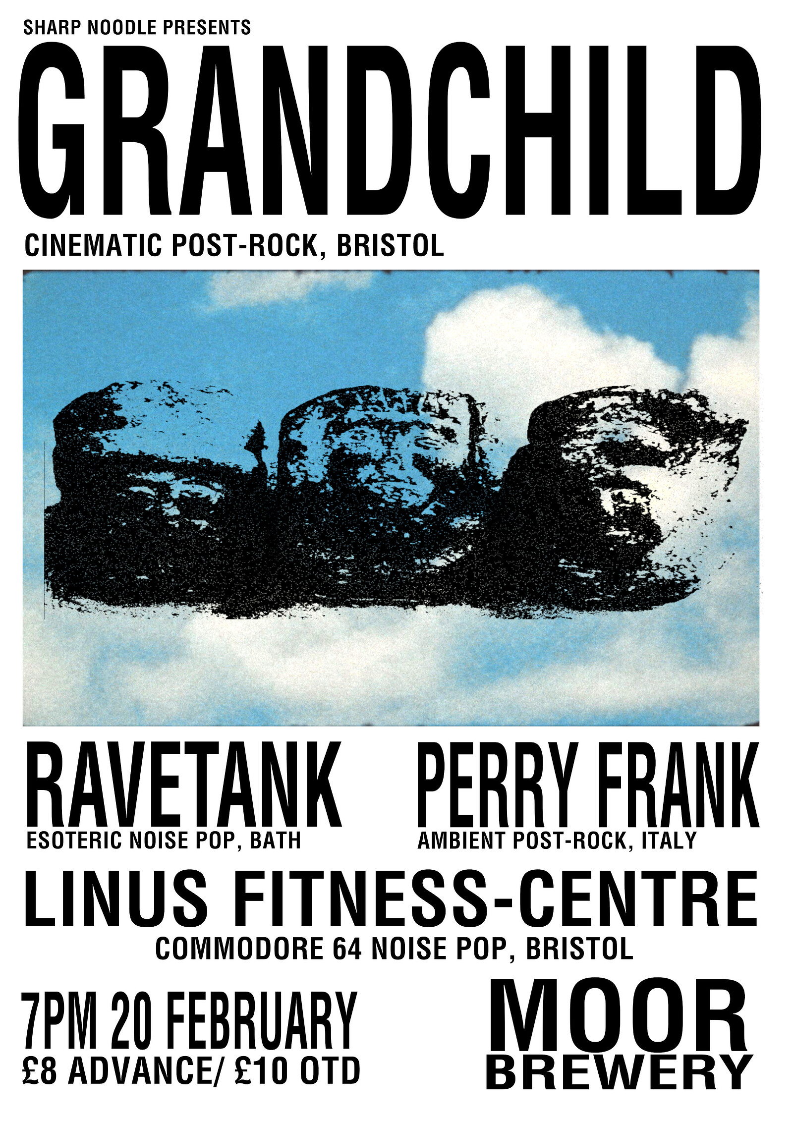 GRANDCHILD/ RAVETANK/ PERRY FRANK/ LINUS FC at Moor Beer Co