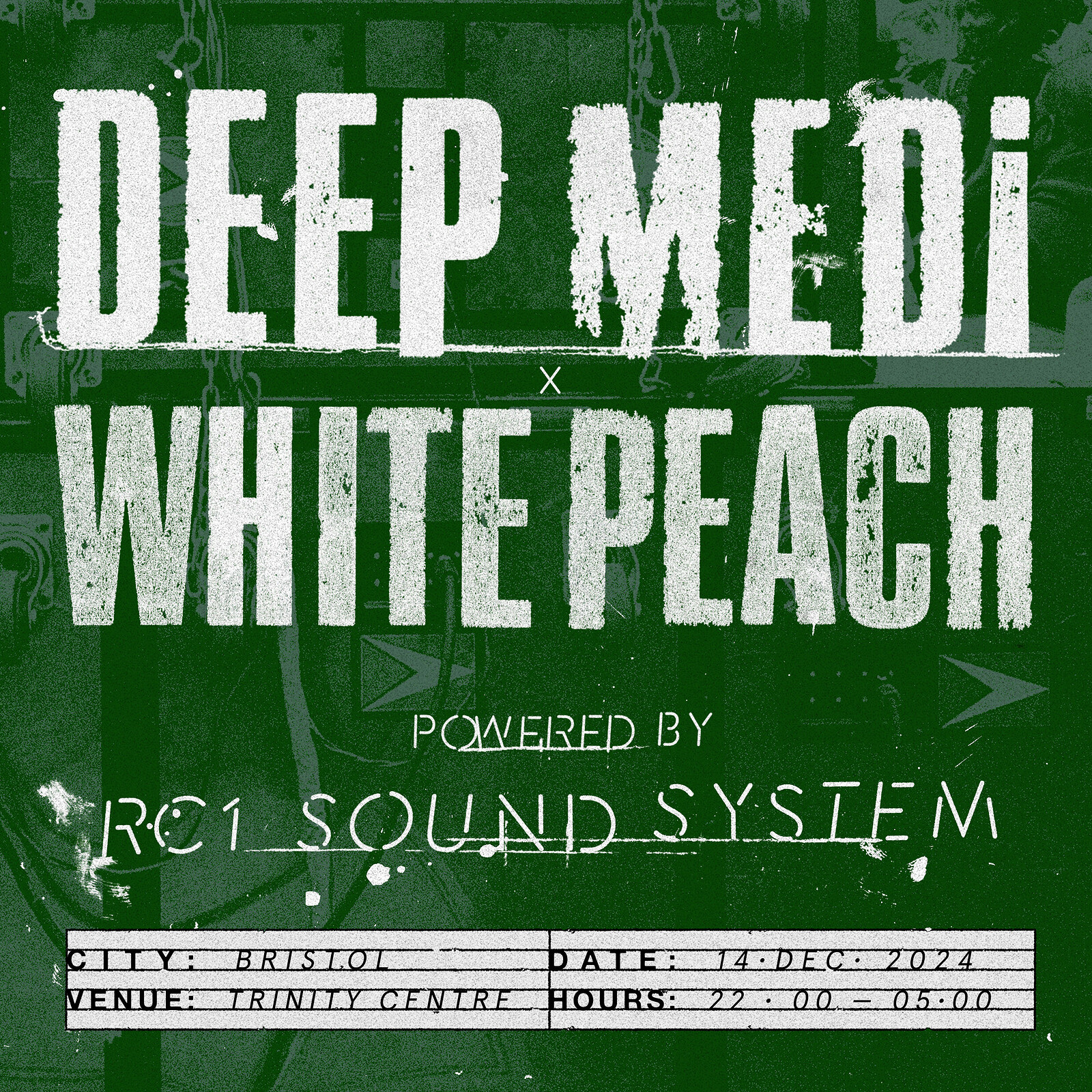 DEEP MEDi x WHiTE PEACH at The Trinity Centre