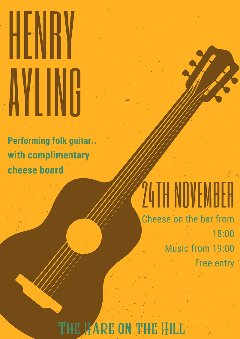 Henry Ayling & CHEESE PLEASE at The Hare on the Hill