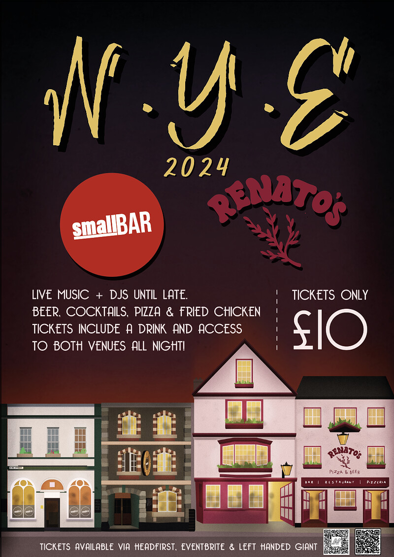 NYE 2024 @ Small Bar & Renato's at Small Bar x Renato's