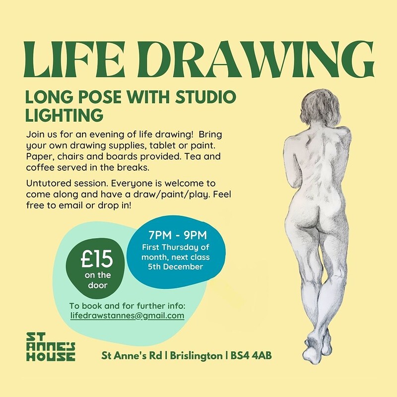 Life Drawing at St Annes House