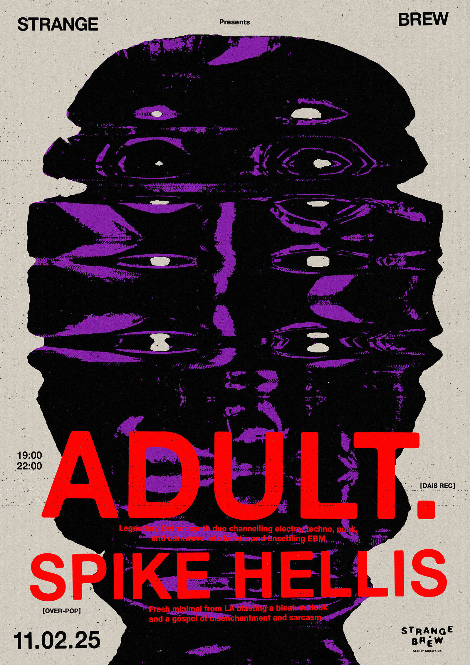 Adult. + Spike Hellis at Strange Brew