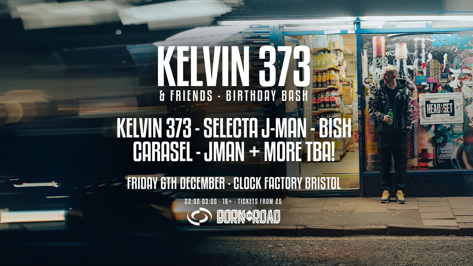 Kelvin 373 ft. Selecta J-Man, BISH, Carasel + More at Clock Factory