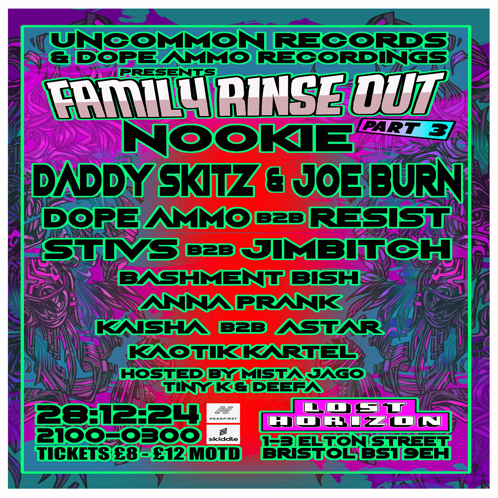 UNCOMMON RECORDS & Dope Ammo RECORDINGS PRESENTS at Lost Horizon