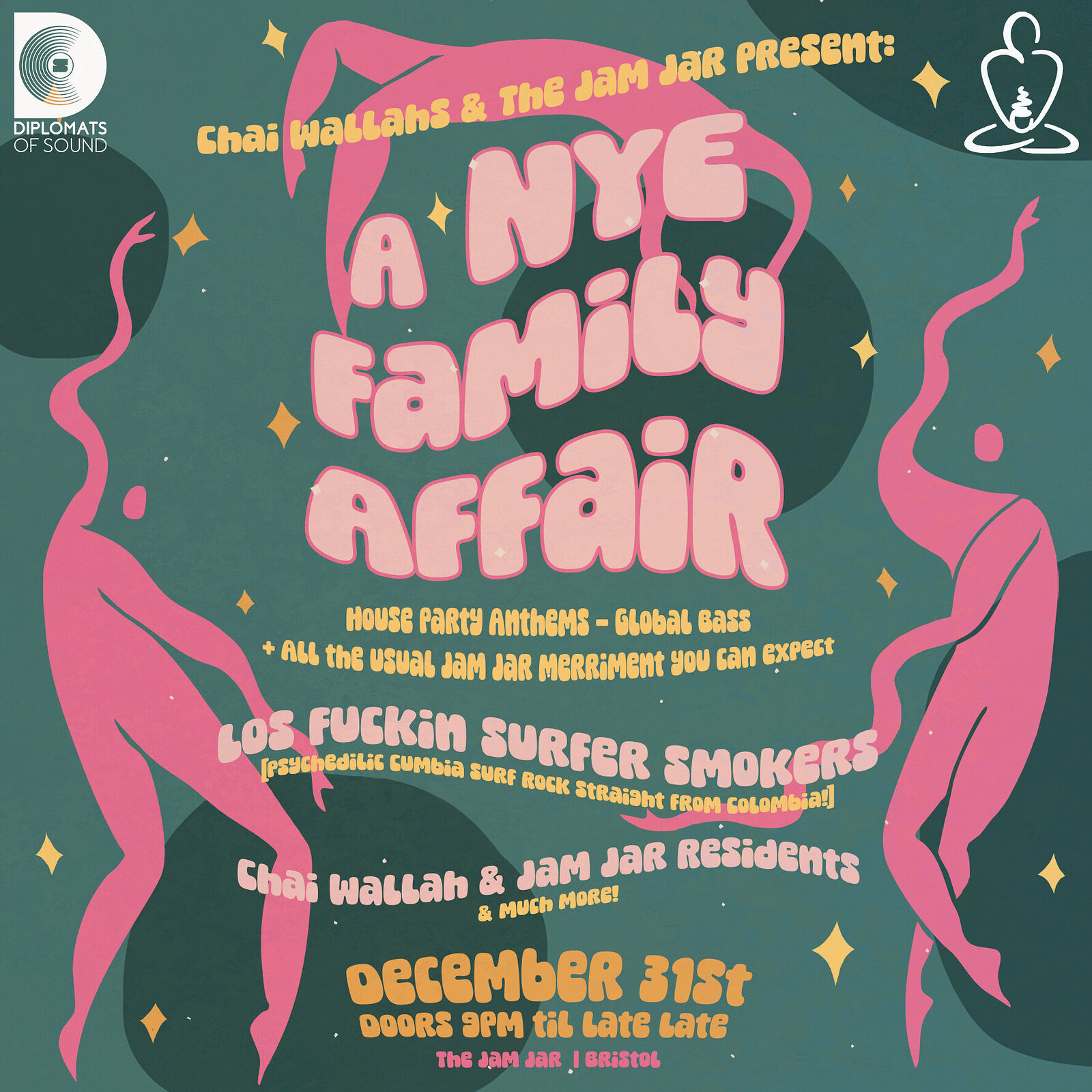 Chai Wallahs x Jam Jar - The NYE Family Affair at The Jam Jar