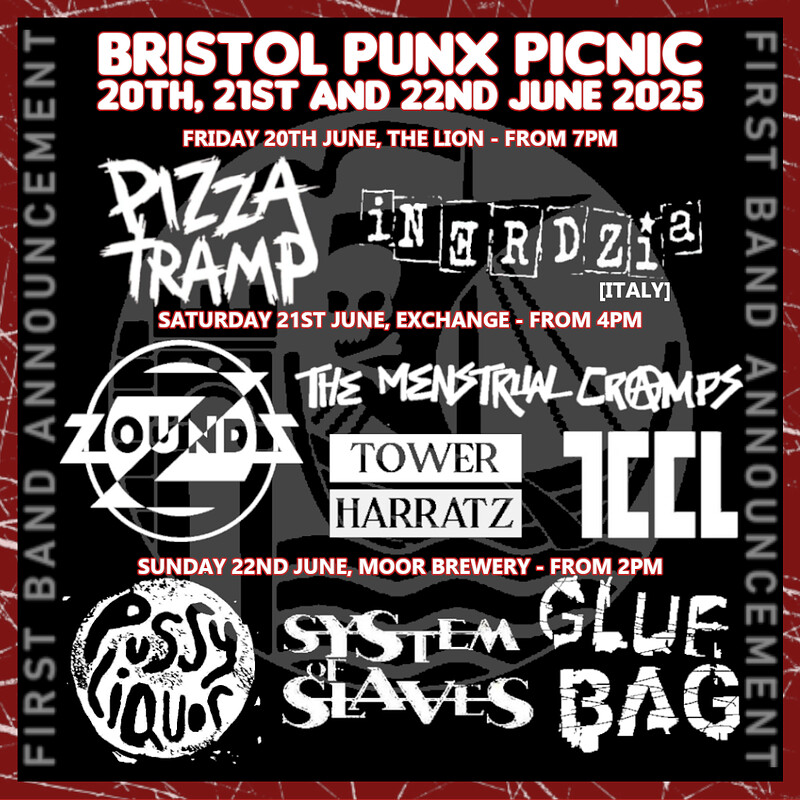 Bristol Punx Picnic 2025 - Saturday at Exchange