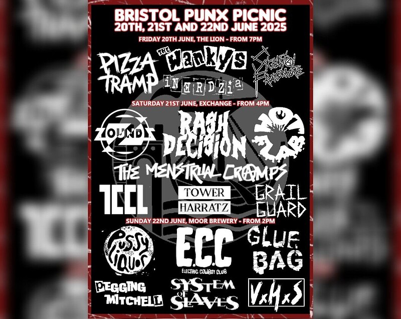 Bristol Punx Picnic 2025 - Saturday at Exchange