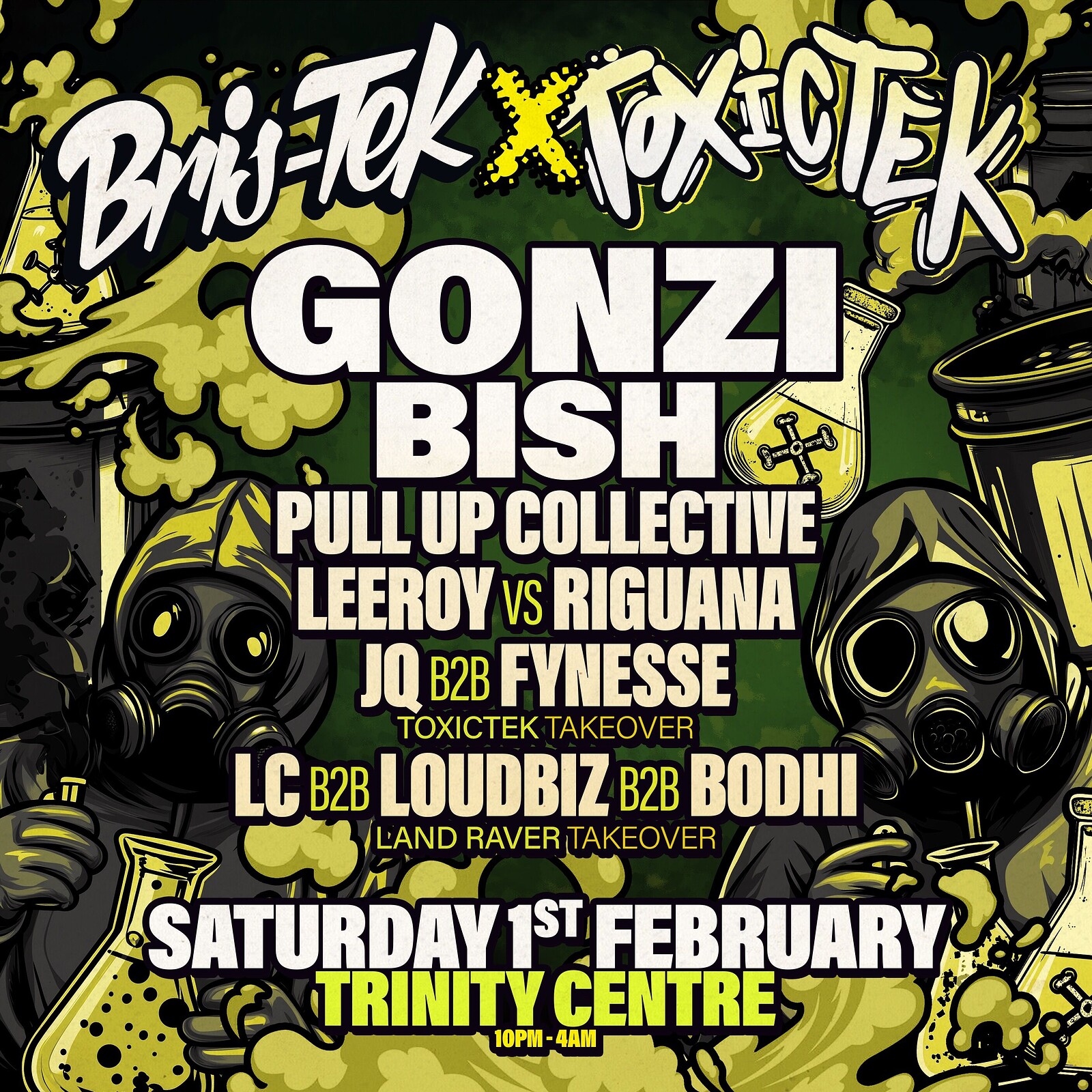 BRISTEK X TOXICTEK at The Trinity Centre