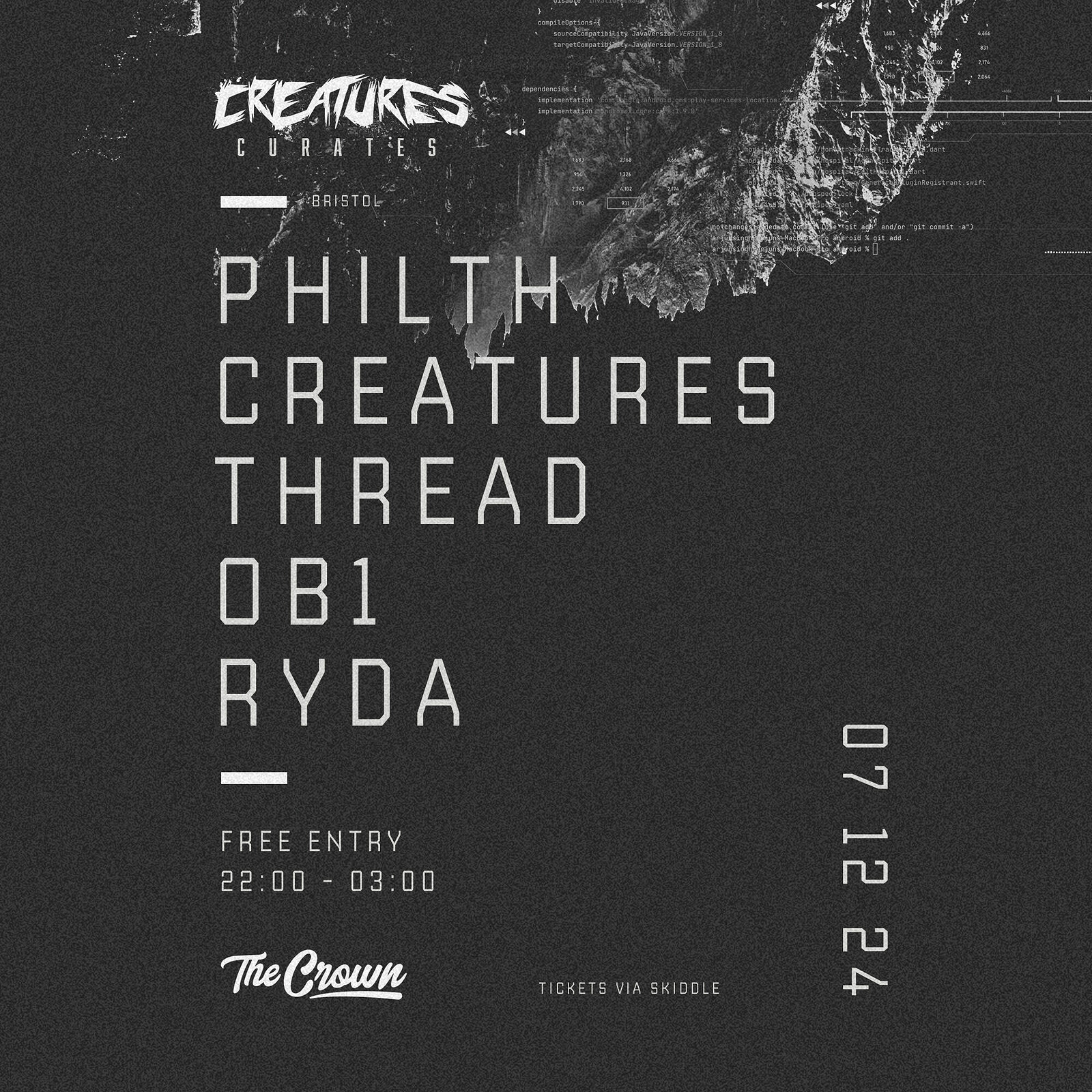 Creatures Curates: Philth, Thread + more at The Crown