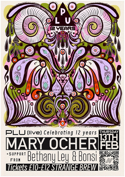 PLU @ 12 w/ Mary Ocher, Bethany Ley & Bonsi at Strange Brew