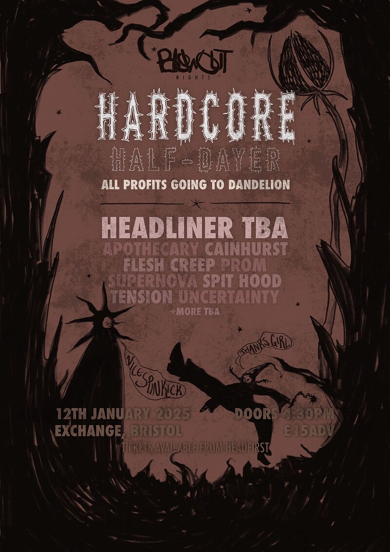 Blowout Hardcore Half-Dayer at Exchange