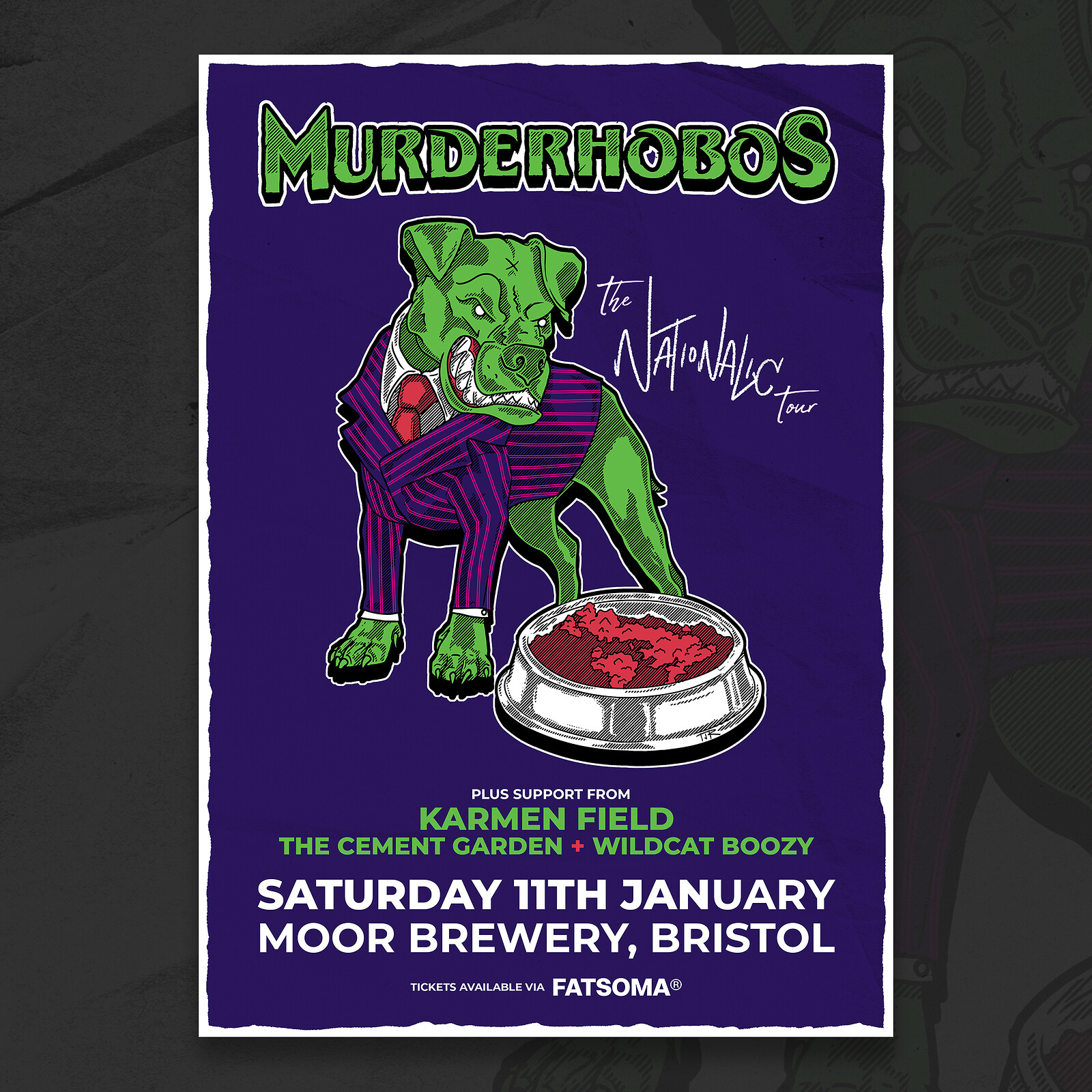 WE NEED BANDS | Murderhobos 'The Nationalic Tour' at Moor Beer Co