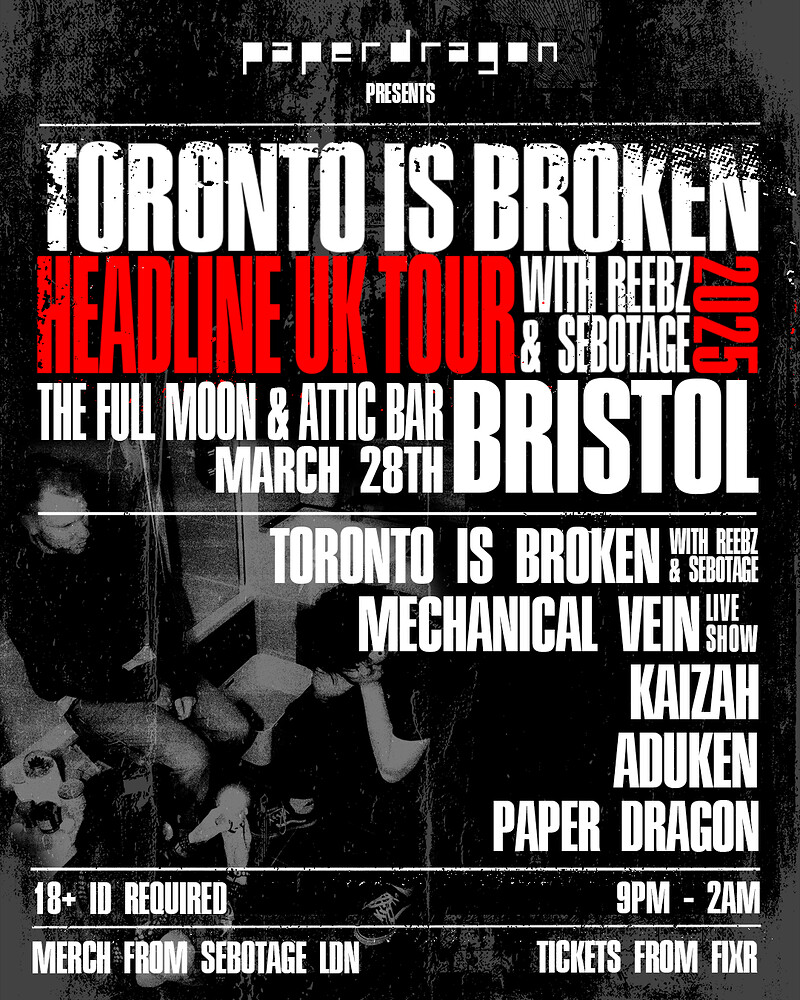 Toronto Is Broken | UK Headline Tour at The Full Moon & Attic Bar