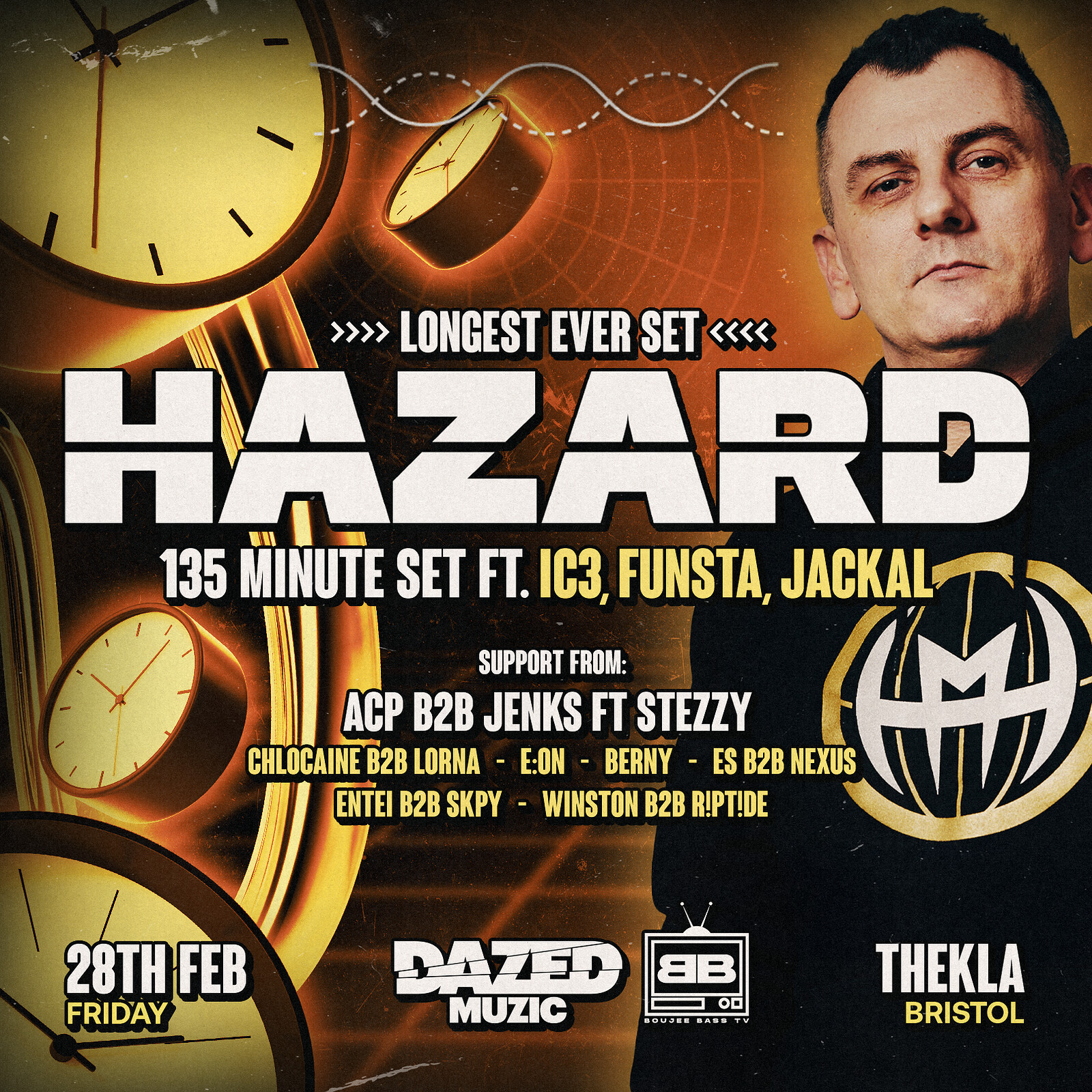 Hazard - Longest Ever Set - Bristol at Thekla