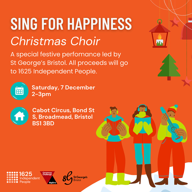 ‘Sing for Happiness’ Christmas Choir at Cabot Circus