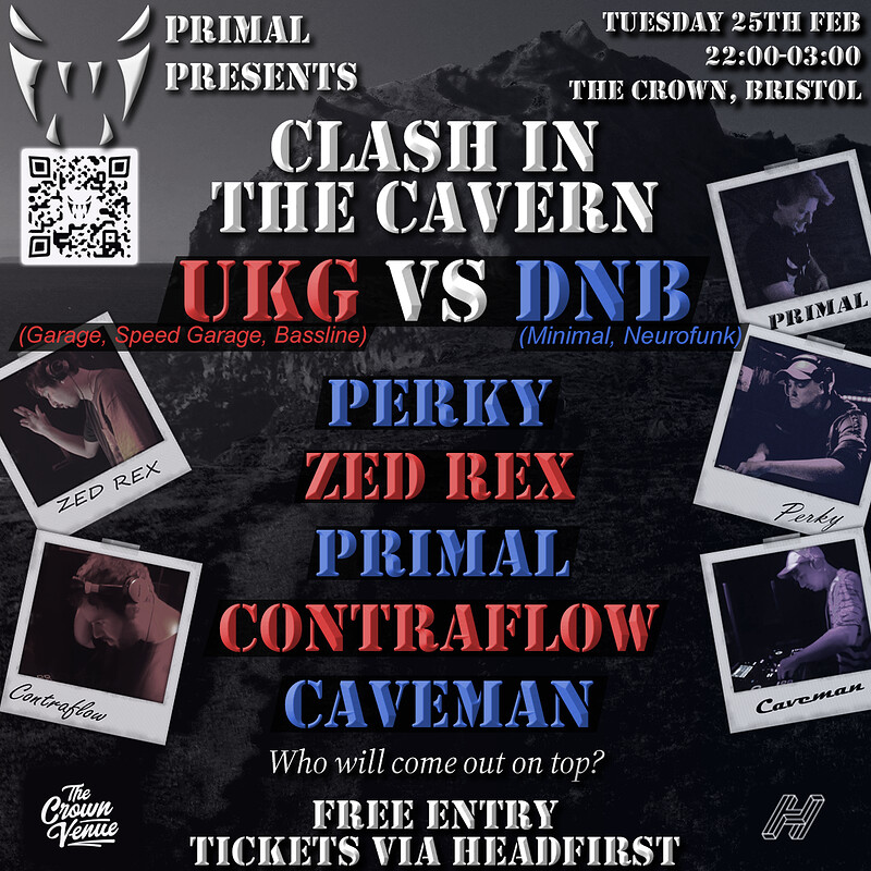 Primal's Clash in the Cavern: UKG v DNB at The Crown