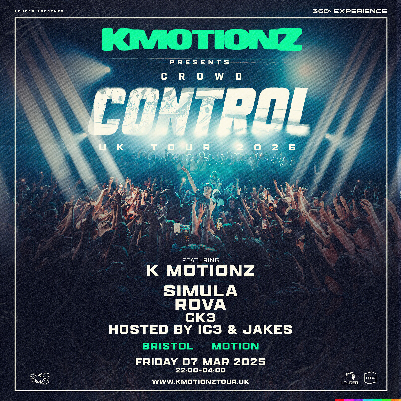 K Motionz Crowd Control Tour | Bristol at Motion