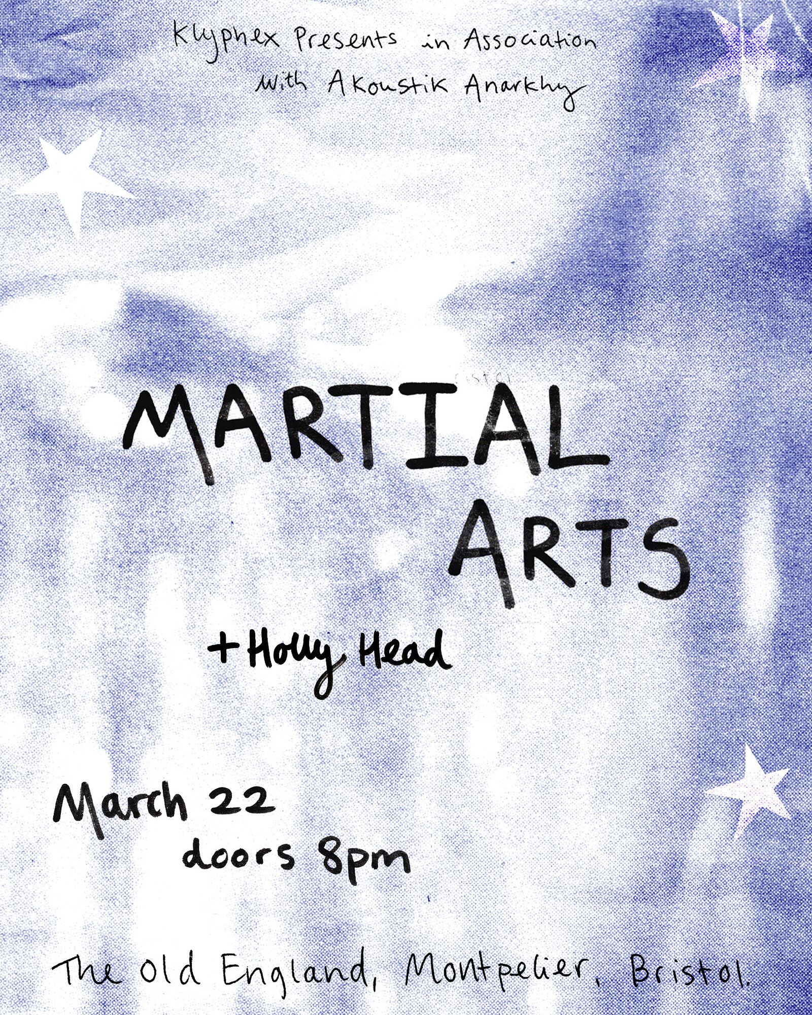 Martial Arts + Holly Head at The Old England Pub