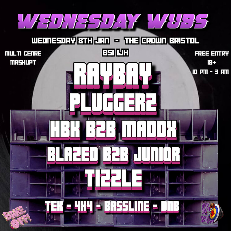 Wednesday Wubs: Raybay, Pluggerz + more at The Crown