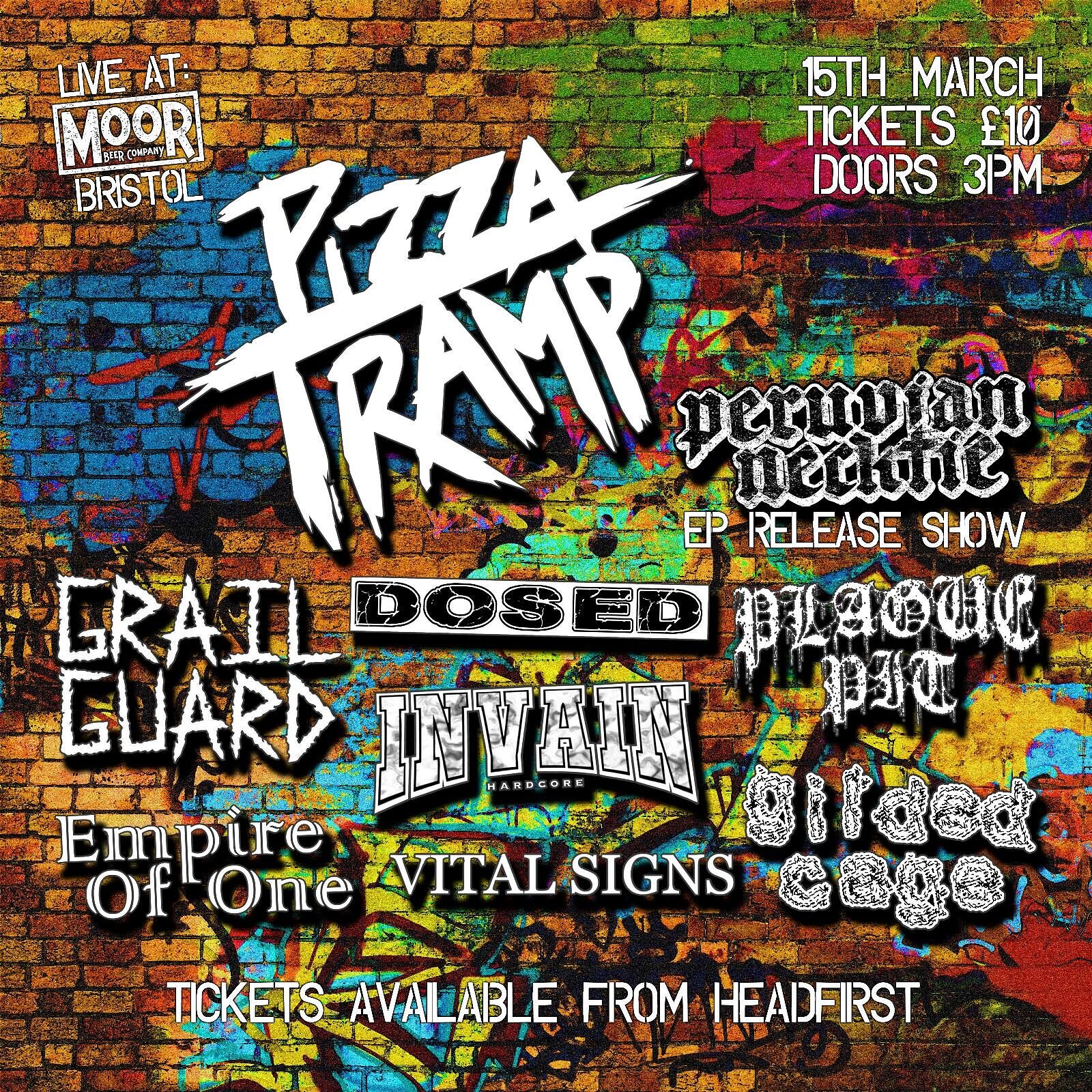 Peruvian Necktie EP release feat PizzaTramp + more at Moor Beer Co