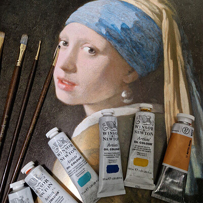 Oil Painting: Girl with a Pearl Earring Course at Oil Painting Girl with a Pearl Earring Course