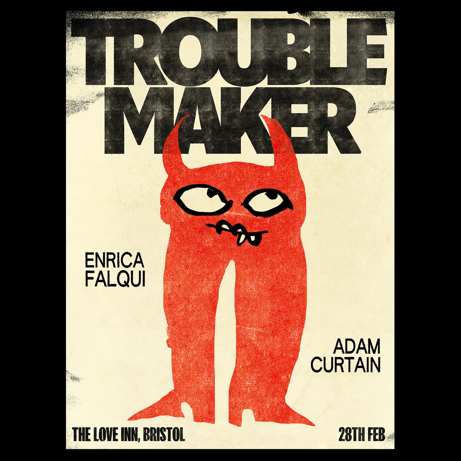 Trouble Maker w/ Enrica Falqui + Adam Curtain at The Love Inn