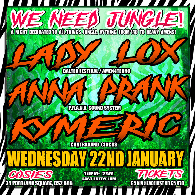 We Need Jungle - Lady Lox - Anna Prank - Kymeric at Cosies