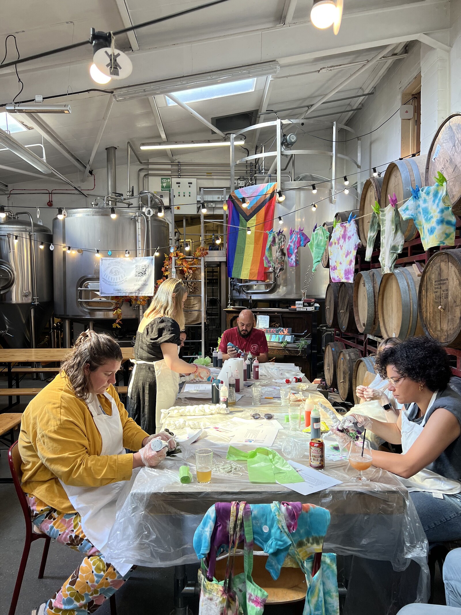 Tie-Dye Workshop at Wiper and True The Barrel Store