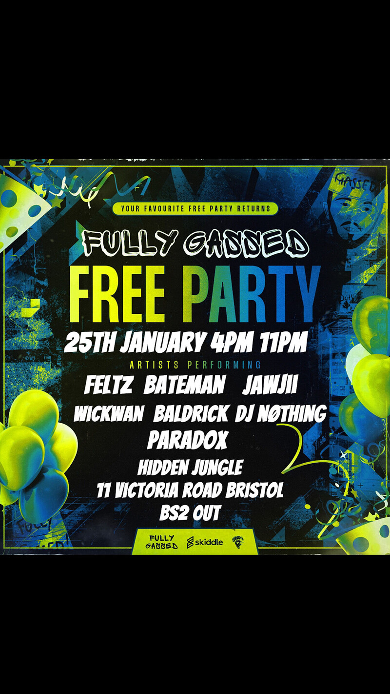 Fullygassed free party at Hidden jungle