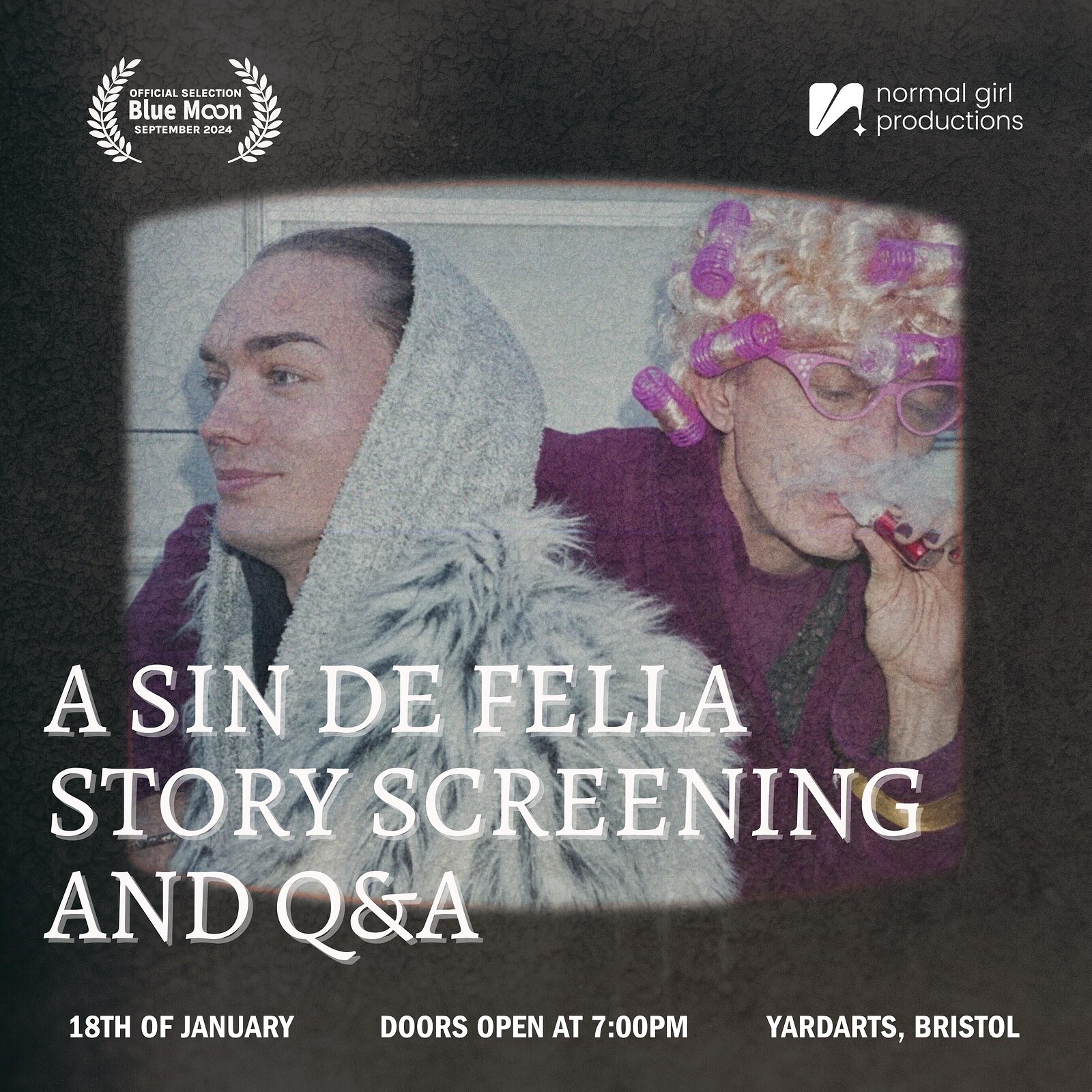 A Sin De Fella Story: Screening and Q&A at YardArts, Britannia Road Kingswood BS15 8DB