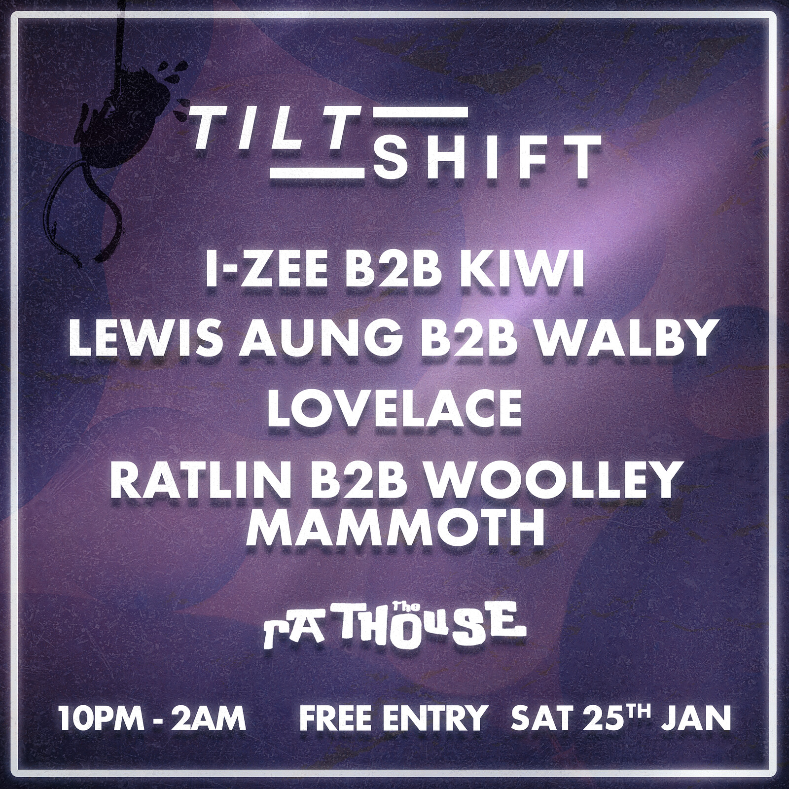 Tilt Shift: Lewis Aung B2B Walby, Lovelace + more at The Mothers Ruin